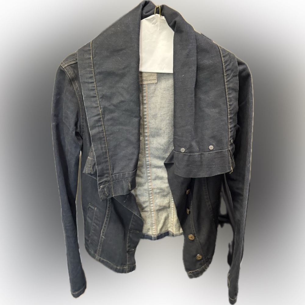 All Saints Dark Gray/Charcoal Women's Jean Jacket